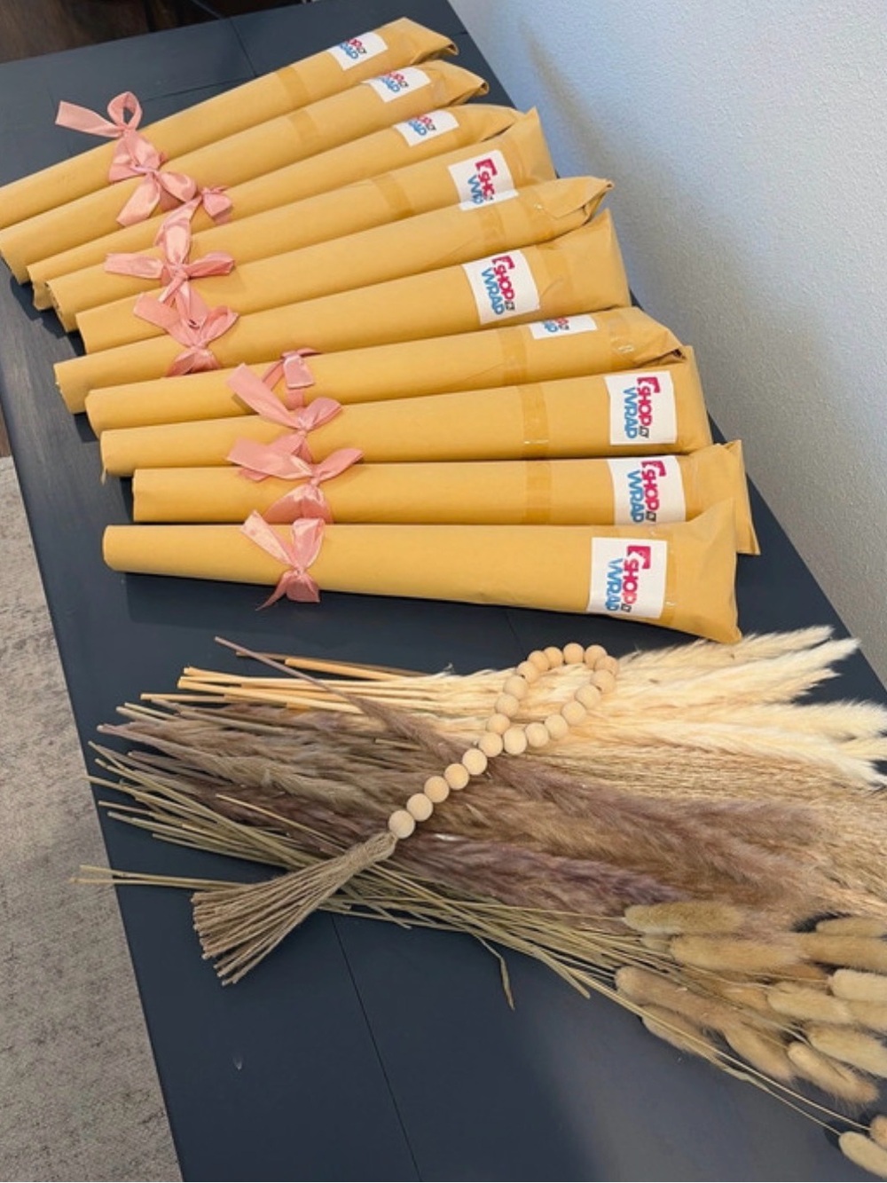 750ct dried pampas grass bundles